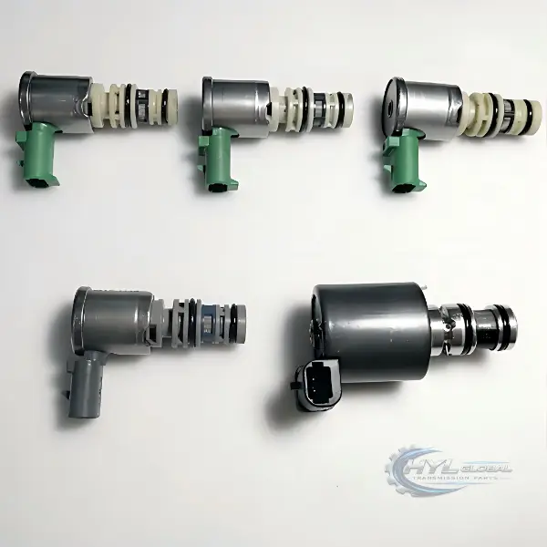 5L40E Transmission Solenoid Kit 5PCS Shift Valve Body Solenoids for GM Cadillac BMW X3 X5 96022804