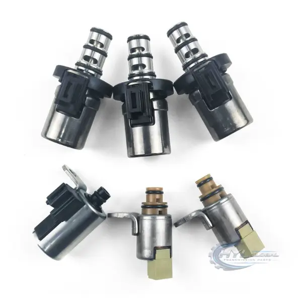 6Pcs 4F27E Transmission Solenoid Valve Kit for Mazda 2 3 5 6 CX-7 MPV Protege & Ford Focus, OE 48420K-R