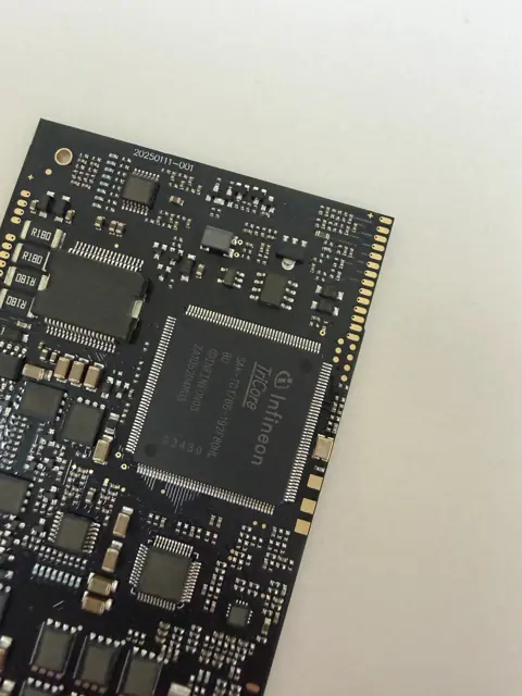 TCU circuit board close-up