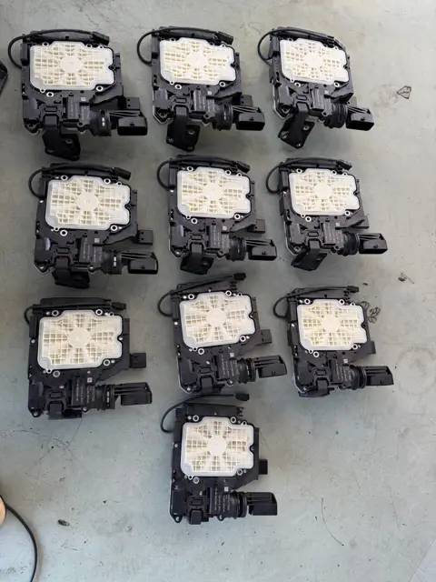 DSG control units laid out for inspection
