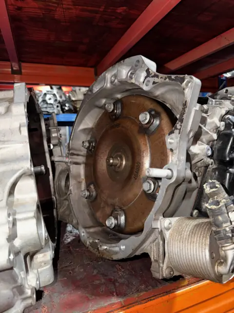 Transmission bell housing view